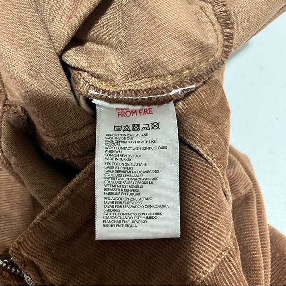 BDG Corduroy Flare Pants PJ Pants Size 26 Brown Boho - Picture 7 of 8